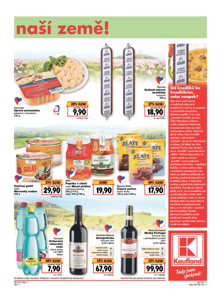 let�k Kaufland Aktu�ln� nab�dka od 6.8.2015 strana 1