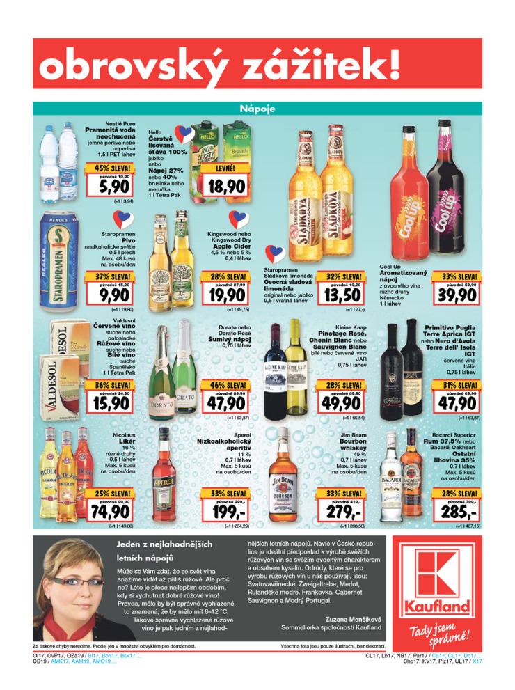 let�k Kaufland Aktu�ln� nab�dka od 6.8.2015 strana 1