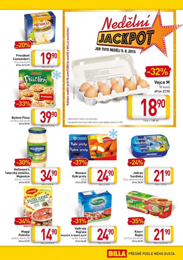 let�k Billa velk� od 5.8.2015 strana 1