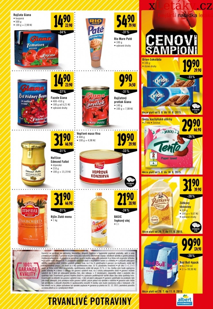 leták Albert Hypermarket leták strana 1 leták Albert Hypermarket leták strana 1