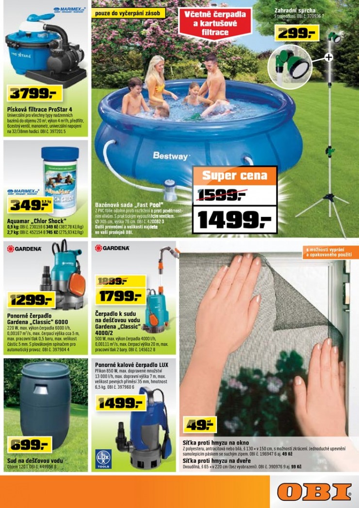 leták OBI Aktuální leták od 5.8.2015  strana 1 leták OBI Aktuální leták od 5.8.2015 strana 1