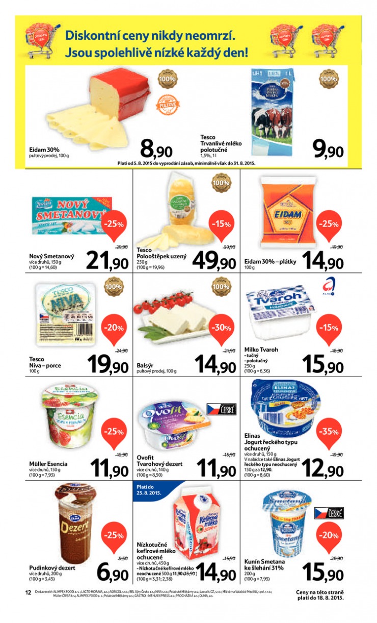 leták Tesco velké hypermarkety od 12.08.2015 strana 1 leták Tesco velké hypermarkety od 12.08.2015 strana 1