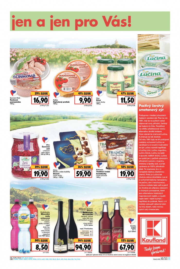let�k Kaufland Aktu�ln� nab�dka od 13.08.2015 strana 1