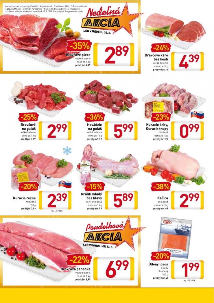 leták Slovensko Billa.sk od 12.08.2015 strana 1 leták Slovensko Billa.sk od 12.08.2015 strana 1