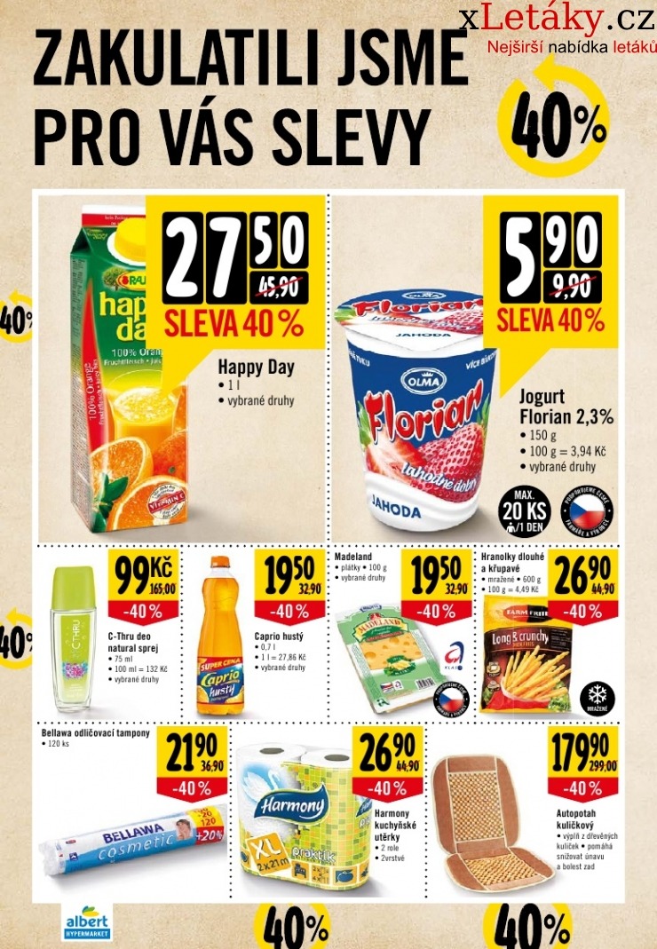 leták Albert Hypermarket leták strana 1 leták Albert Hypermarket leták strana 1