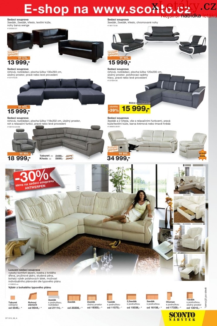 leták Sconto nábytek leták strana 1 leták Sconto nábytek leták strana 1