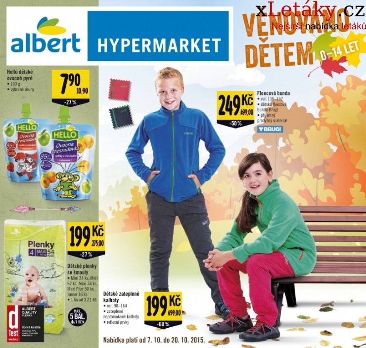 leták Albert Hypermarket - Katalog Baby leták strana 1